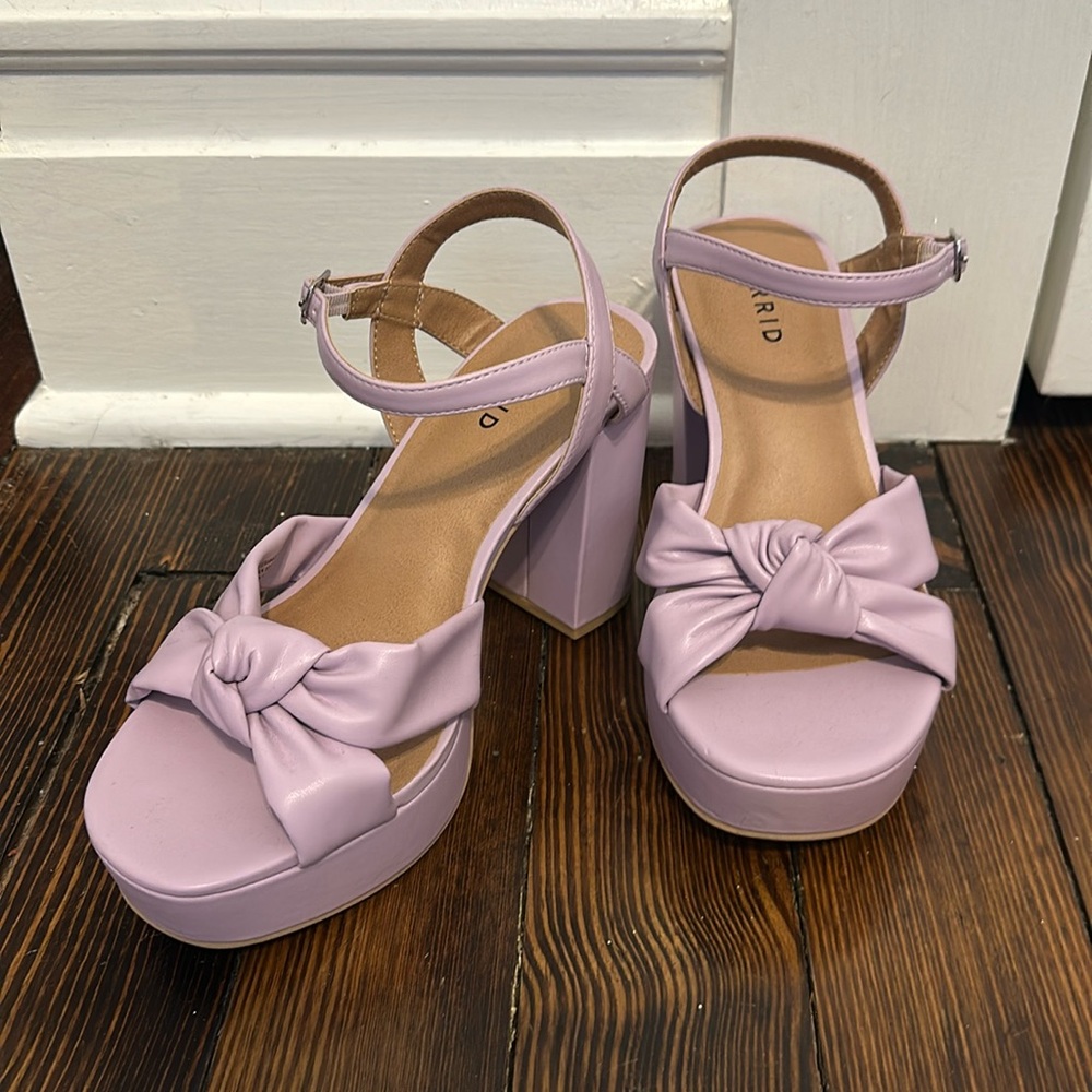 torrid Lavender Knot Platform Sandals
